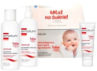 EMOLIUM LAYETTE SET PRE DETI emulzia do kúpeľa + emulzia + krém