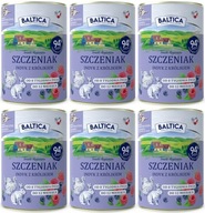 Baltica Puppy Morka s králikom 6 x 400 g