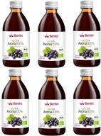 BIO šťava z arónie 100% BIO sada (6 x 250 ml) 1,5 l