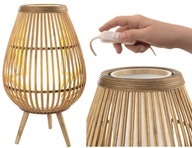 Veľká stojaca bambusová lampa BOHO