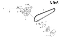 REŤAZ ROZVODY REŤAZ TGB BLADE 250cc OEM!