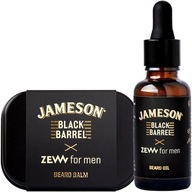 ZEW for men X Jameson Black Barrel set na fúzy Olej 30ml Balzam 80ml