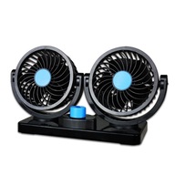 Autoventilátor 12 V s dvojitým otáčaním o 360°