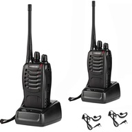 2X WALKIE TALKIE BAOFENG BF888S PMR WALKWAY