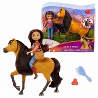 DUCH MUSTANG DUCH SLOBODY pohyblivá bábika LUCKY a HORSE s hrivou na česanie