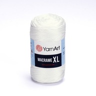 YarnArt Macrame XL polyesterová struna 3mm 154 / biela