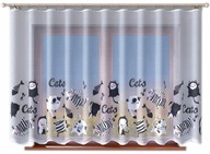 Cats, záves Crazy cats 400x150cm s lemom