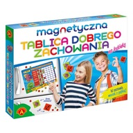 Magnetická tabuľa slušného správania, učenie pre deti, rodinná zábava 4+