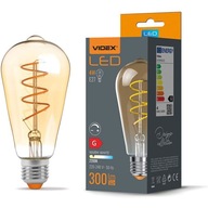 LED žiarovka E27 ST64 4W 28W Filament Stmievateľná