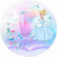 Oblátka s cukrovou potlačou Disney princezná