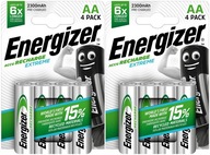 8x ENERGIZER BATÉRIE AA R6 2300mAh