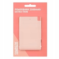 POWERBANK 2500MAH EXTRA TENKÁ SUNDAZE RUŽOVÁ