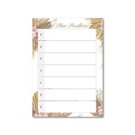 MAGNET a5 Bohemian Refrigerator Meal Planner