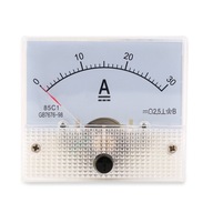 Analógový ampérmeter s panelom 0-30A prúdový meter