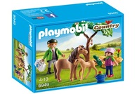 PLAYMOBIL 6949 Matka poníka s veterinárnym žriebätkom