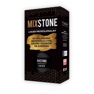 MIXSTONE lak na zdobenie kameňov 80ml ČIERNA