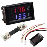 Led digitálny voltmeter ampérmeter Us Dc 100V 10/5