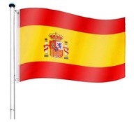Stožiar s vlajkou: Španielsko - 650 cm