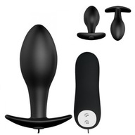 Plug Dildo Anal 8,5 cm Vibrátor Plug 12 funkcií