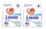 Lovela Baby Prací prášok 2x4,1kg Biely