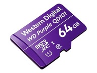 Pamäťová karta WD PURPLE microSD (SDHC) 64 GB