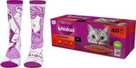 WHISKAS KLASICKÉ JEDLÁ V Omáčke 40x85g + ZADARMO