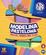 ASTRA Pastelová modelovacia hmota, 12 farieb