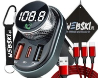 DOBRÝ RÝCHLY VYSIELAČ VÝKONNÁ USB BLUETOOTH NABÍJAČKA