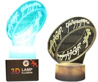 LORD OF THE RINGS 2023 RING LED USB LAMPA