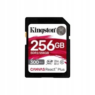Pamäťová karta Kingston SD Canvas React Plus 256 GB