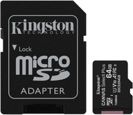 Kingston microSDXC Canvas Select Plus 64 GB 100R Class 10 UHS-I