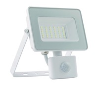 SCHMITH LED SVETLOMET 30W SENZOR POHYBU BIELY