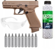 GBB Glock 19X CO2 Coyote pištoľ BALLS + CO2 SET