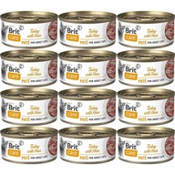 Brit Care Cat CF Turkey PATE&HAM 12x70g