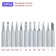12ks/sada spájkovacích hrotov z čistej medi 9