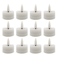 12ks Blikajúce Led Candle Led voskové sviečky