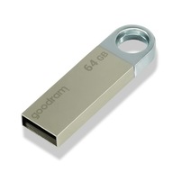 Pendrive GOODRAM 64GB UUN2 USB 2.0 strieborný