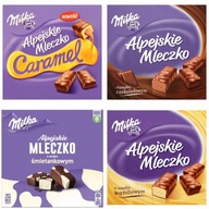 Milka Product Set Alpine Milk Pena 4 príchute