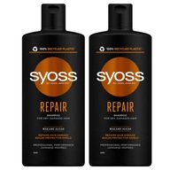 Syoss Repair šampón na suché vlasy 2 x 440 ml