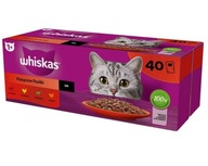 WHISKAS klasické jedlá v omáčke 40x85g