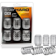 6 Stay Hard Cock Sleeve Kit Gel