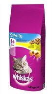 WHISKAS Sterilné krmivo pre mačky 14kg + ZDARMA