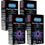 DUREX PERFECT GLISS zahustené kondómy naviac lubrikované 40 ks.