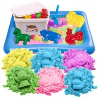 BibiMoon Kinetic Sand 6kg SADA KRABIČKY NA PIESOK FORMY