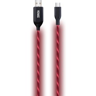 Yenkee YCU 341 RD USB LED nabíjací kábel