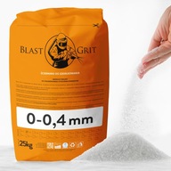 Blast Grit granule na tryskanie skla 0 - 0,4 mm PZH certifikát 25kg Výrobca