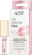 MORE4CARE Lip Volume Filler Lesk-sérum na pery svetloružové