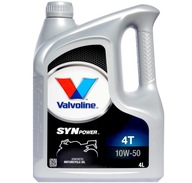 VALVOLINE SynPower 4T 10W50 4L MOTORCYCLE API SN JASO MA2 SYNTHETIC 2024