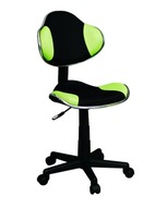 FB9-FX Zelená čierna otočná písacia stolička