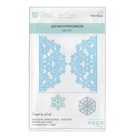 DPCraft Snowflake raznica a okraj okraj 4 ks